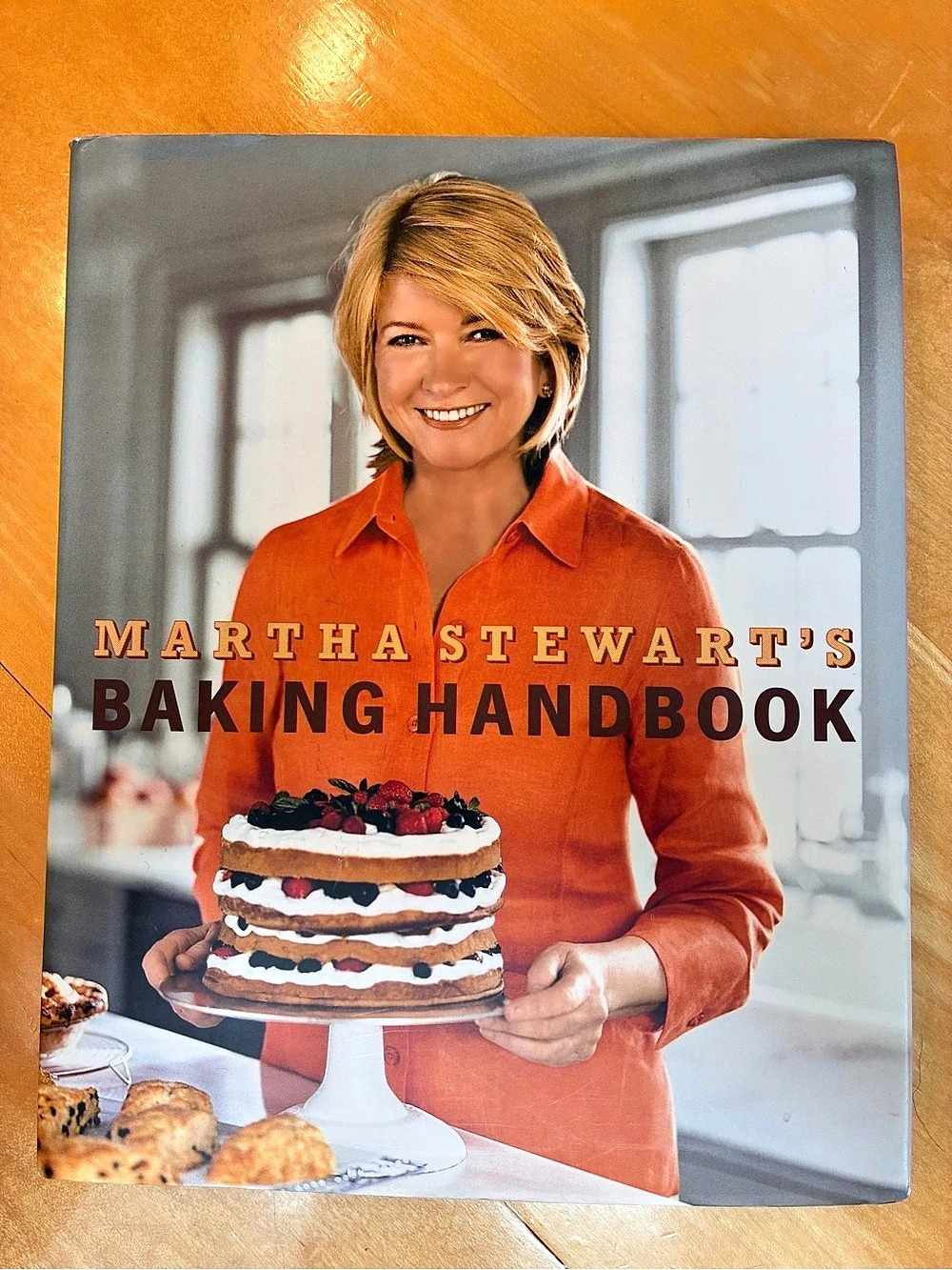 Martha Stewart 's Baking Handbook Cookbook Orange Hardcover